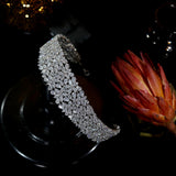 luxury-zircon-bridal-headband rhinestone headband luxury headband, royal hairpiece for wedding, royal wedding, silver