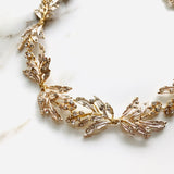 Blush pink rose gold wedding hair vine hair accessories Bridal hair accessories Blush pink hair pieces-Rose gold bridal head pieces