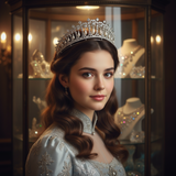 T177. Princess Diana Lovers Knot Bridal Tiara – Royal Pearl Wedding Crown Inspired by Cambridge & Queen Mary