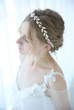 V159. rose gold bridal hair vine, bride bridesmaid wedding hairpiece, Wedding bridal Headpiece
