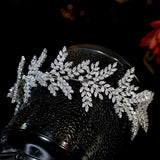 T213. Crystal Bridal Headband