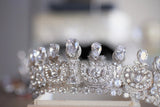 luxury royal rhinestone crown tiara, rhinestone wedding tiara crown, best crown for your big day
