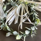 Wedding Flower Girl Crown hairpiece , bridesmaids Leaf Crown, leaf wreath, flower wreath for Wedding, Bridesmaids, Flower girl, Prom