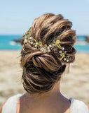 Vintage brass starfish hair vine hair clip, Starfish headpiece Beach wedding hair accessories , Mermaid hairpiece Beach headpiece