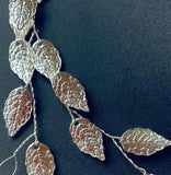 Wedding Bridal boho Leaf Hair vine, gold leaf hair vine, silver leaf hair vine, boho bridal headpiece