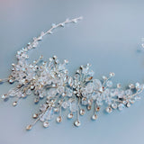 bridal hair vine wedding hair vine bridal hairpiece wedding headband wedding hair  accessories crystal bridal hair vine bridal headband