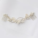 V125. bridal hairpiece, back comb accessory for wedding