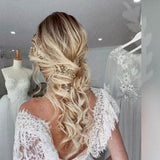 V132. extra long pearl crystal silver hair vine,  bridal hairpiece for wedding.
