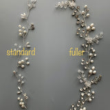 Bridal Hair Vine Extra Long Hair Vine Wedding Hair Wreath Bridal Headpiece Wedding Headpiece Bridal Pearl Vine Bridal Jewellery gift