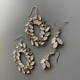 boho wedding bridal opal moonstone earrings, boho wedding opal earrings, boho bridesmaid earrings, boho bridal accessories