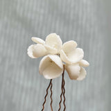 clay flora hairpins for bride for bridesmaids for wedding simple hair pins bridal hairpieces 