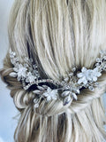 V125. bridal hairpiece, back comb accessory for wedding