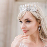 luxury royal rhinestone crown tiara, rhinestone wedding tiara crown, best crown for your big day