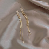 dangle earrings in gold silver bridal earrings gift for bridesmaid party earrings