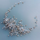 bridal hair vine wedding hair vine bridal hairpiece wedding headband wedding hair  accessories crystal bridal hair vine bridal headband