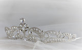 T165. royal wedding bridal tiara rhinestone crown
