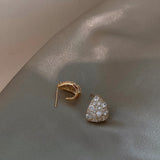 teardrop shape earrings sparkling rhinestone earrings bride gift for bridesmaids