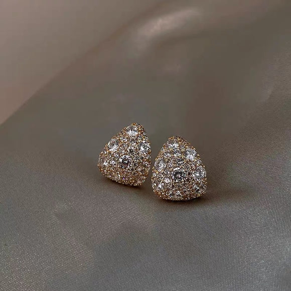 teardrop shape earrings sparkling rhinestone earrings bride gift for bridesmaids