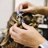 Crystal rhinestone Star celestial Hair Pins hair clips for bridesmaid bride wedding , boho bridal hair pins, gold and silver Crystal star hair accessories